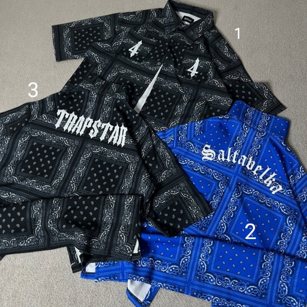 پیراهن آستین کوتاه باندانا کاستوم⭐️ - نمای دوم