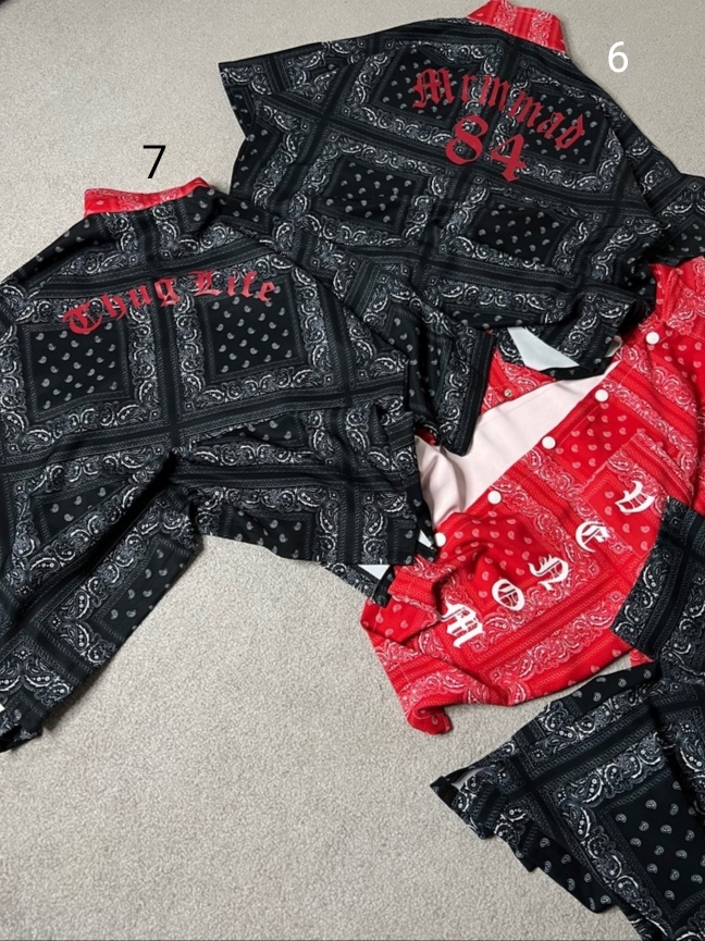 پیراهن آستین کوتاه باندانا کاستوم⭐️ - نمای دوم