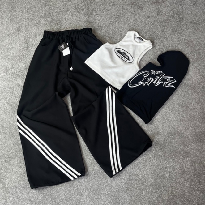 شلوار بگی ۳خط - نمای جلو