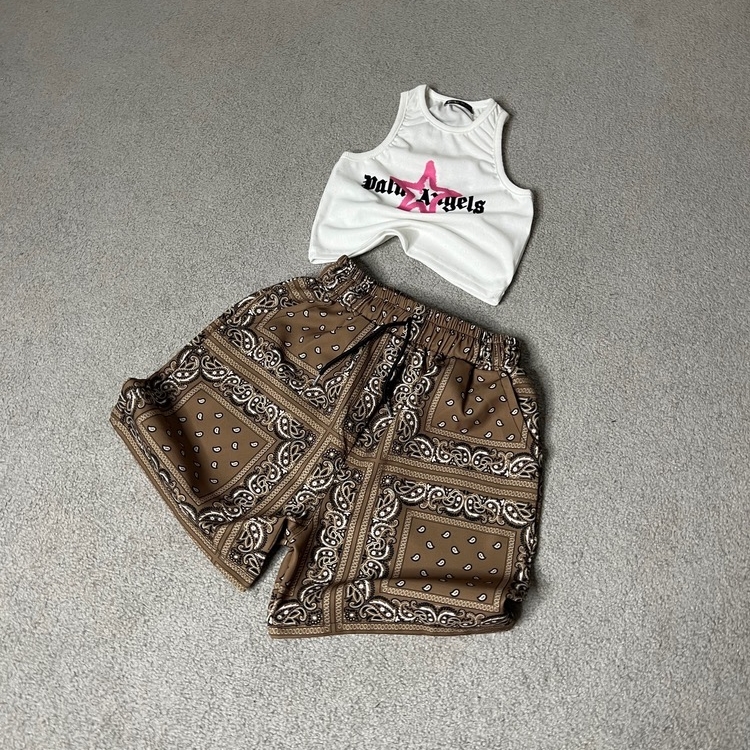 شلوارک ساحلی باندانا - نمای جلو