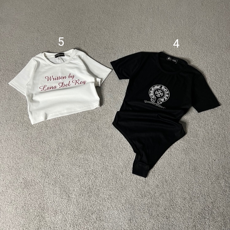 کراپ تیشرت کاستوم - نمای کناری